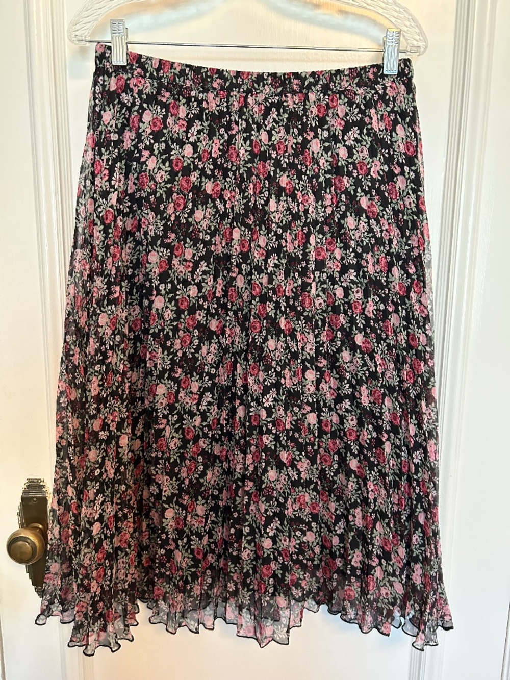 H&M Floral Midi Skirt